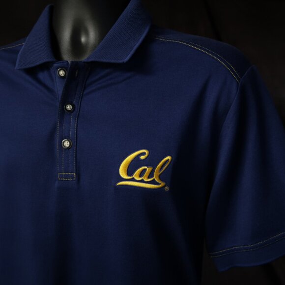 Cal Bears Tommy Bahama Kingdom Blue Clubhouse Alumni Polo (M) NEW!!! 🏈 - Picture 2 of 10